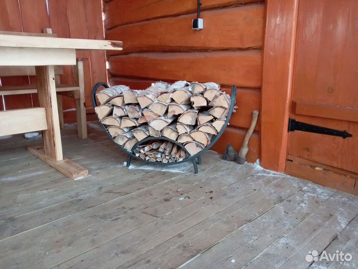 Дровница, дровник, для дома, камина и бани