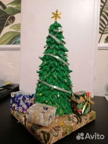 Ёлочка сувенир поделка панно плакат