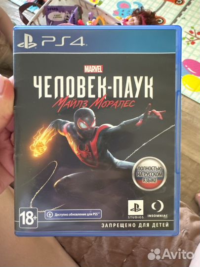 Игра для приставки ps4 Человек Паук