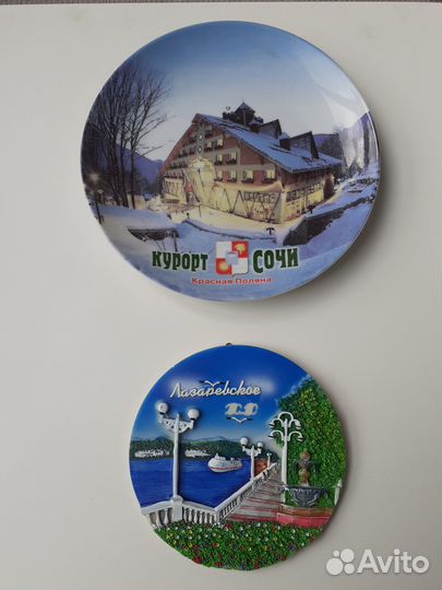 Декоративные тарелки стран мира и городов России