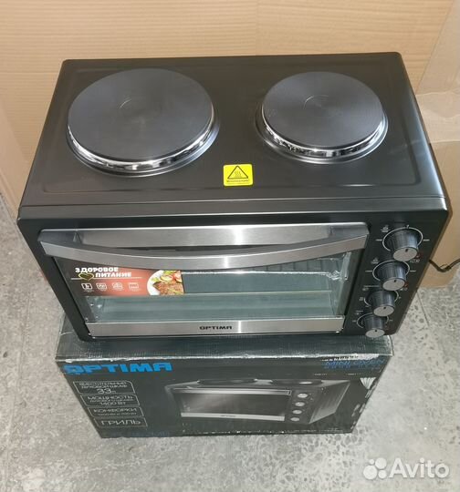 Мини печь с конфорками