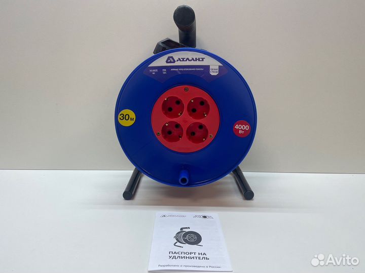 Удлинитель на катушке 30м 