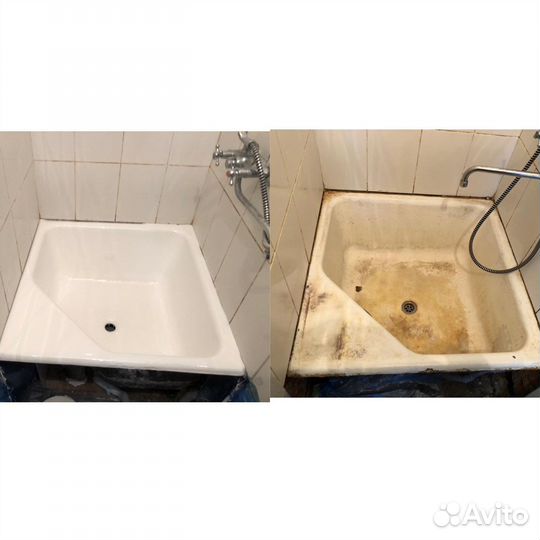 Наливная ванна эмалировка