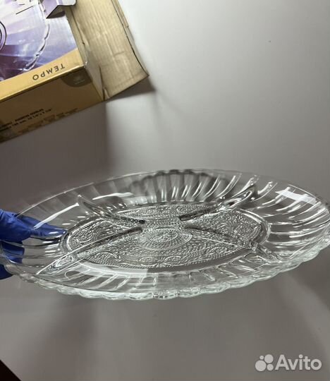 Менажница стеклянная Konya