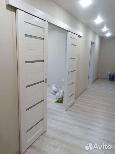 Двери-купе двупольные с установкой