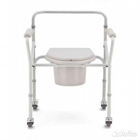 Стул туалет для инвалидов на колесах