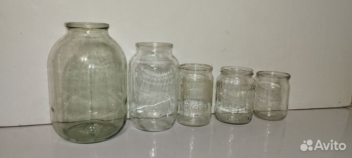 Банки стеклянные разные