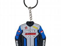 Брелок для ключей куртка Suzuki серо-черно-синий