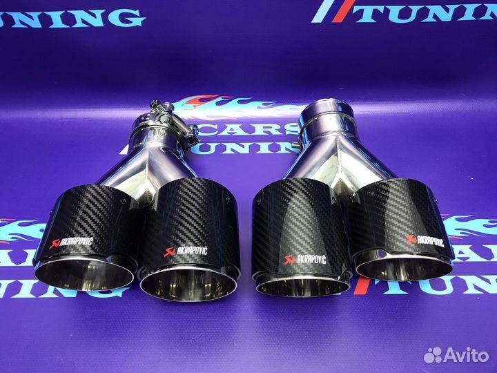 Насадки акропович хром глянцевые