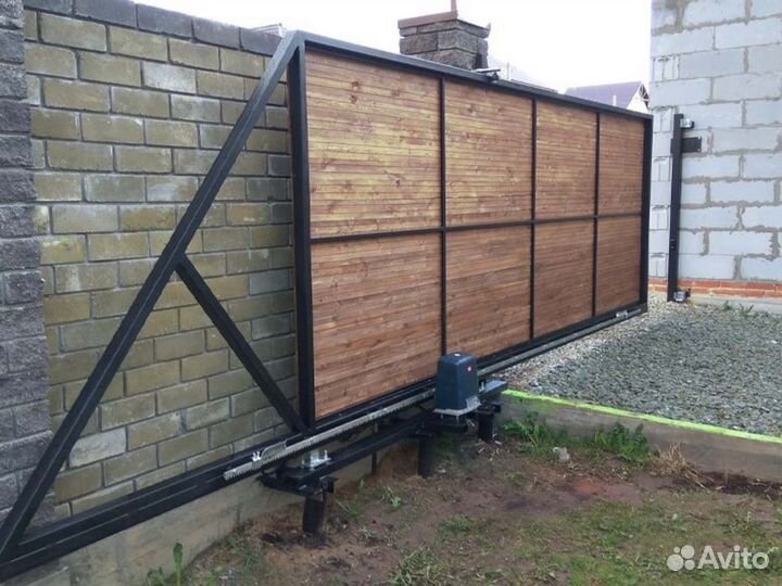 Откатные ворота 