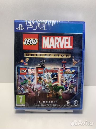 Игы PS4: Lego Marvel Collection 3 в 1
