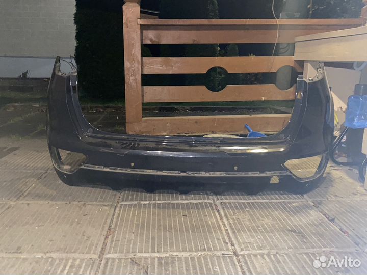 Бампер задний Kia sportage 4 рестайлинг