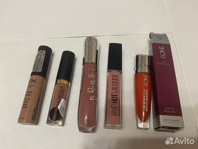 Помады, блески