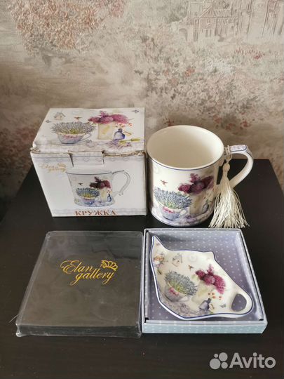 Чашки, кофейный набор на 2 персоны, всё новое