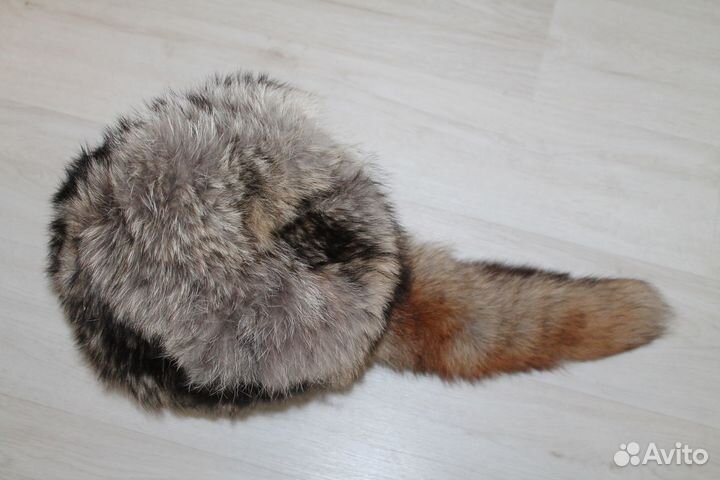 Шапка меховая с хвостом