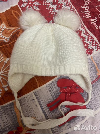 Шапка зимняя для девочки (48-50)