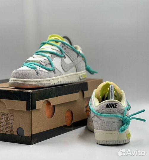 Кроссовки женские Nike Dunk Low x Off-White