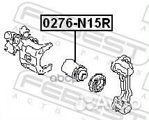 Поршень тормозного суппорта с механизмом зад
