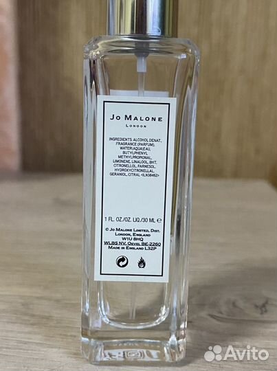 Одеколон JO malone london blackberry & bay