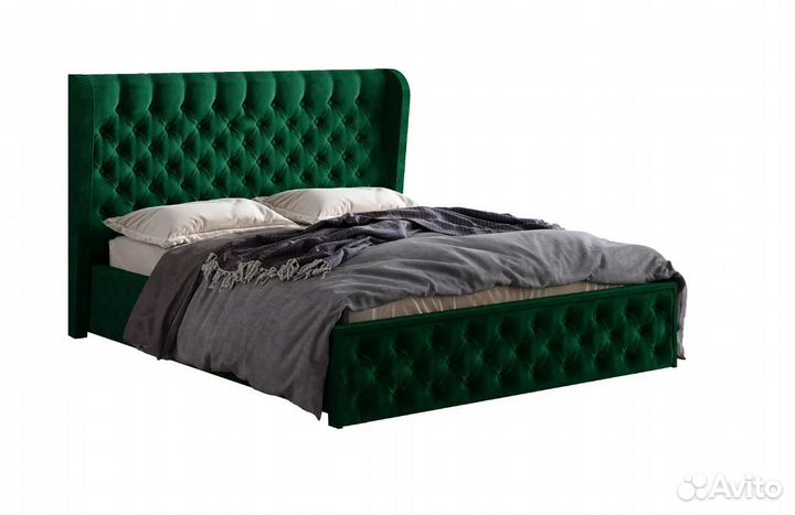 Кровать Франческа new зеленая