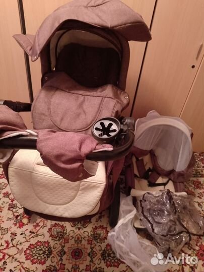 Коляска 3 в 1 alpina