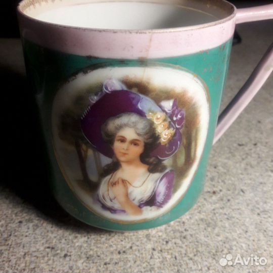 Кофейная пара Кузнецова,дореволюционная