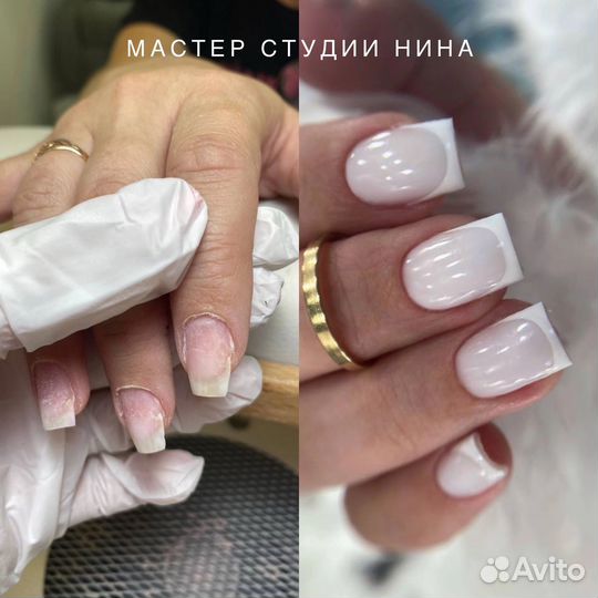 Маникюр в салоне на Николаева. Укрепление гелем