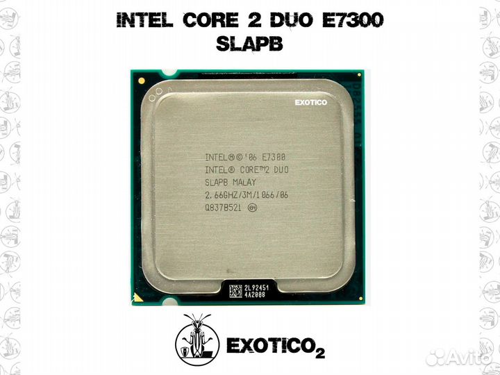 Intel Core 2 Duo E7300 slapb LGA775