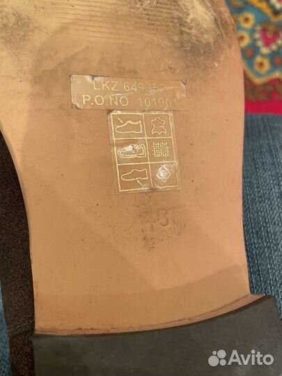 Полусапоги челси замша натуральная 48