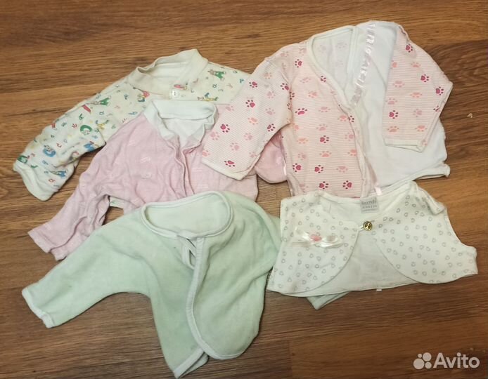 Вещи пакетом для новорожденнойдевочки 56 62