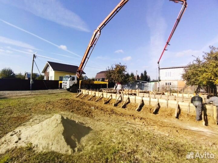 Бетон м100-м500, раствор м50-м250