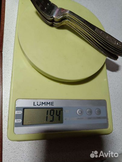 Набор вилок серебро