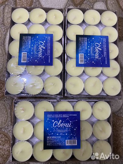 Свечи чайные
