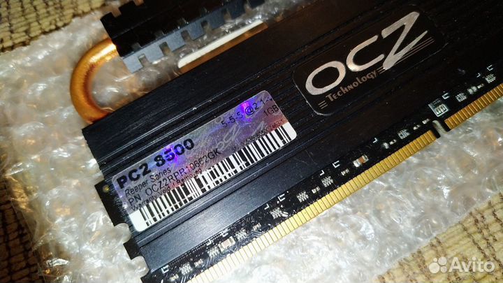 Оперативная память DDR2 2GB (1+1) цена за 1GB