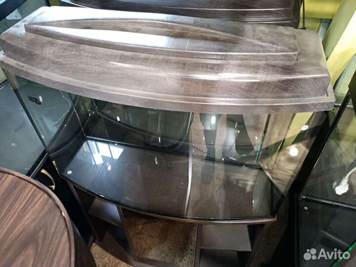 Аквариум 100 л с выгнутым стеклом