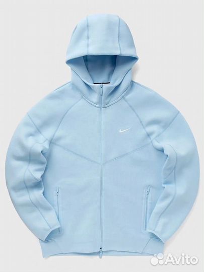 Nike tech fleece nocta голубая в наличии