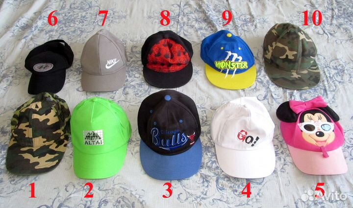 Шляпки Кепки Бейсболки