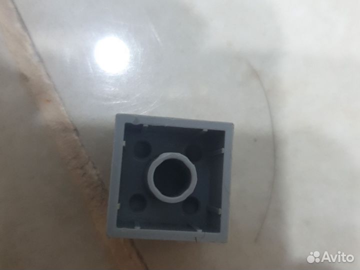 Брик lego 2 на 2 серый 20 штук в комплекте