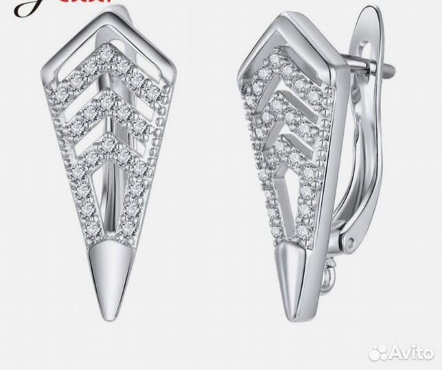 Серебряные серьги 925 пробы