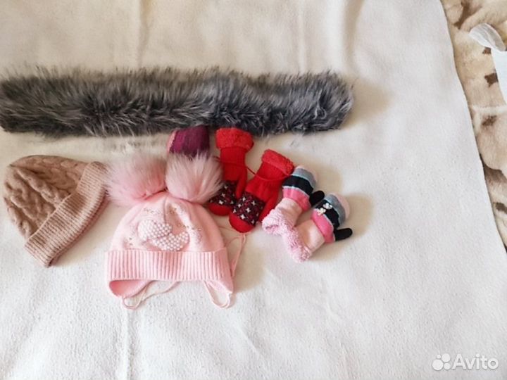 Всесезонные головные уборы на девочку 5-8 лет