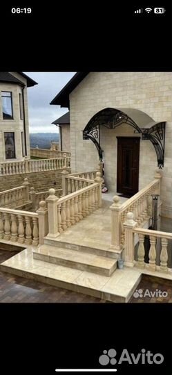 Фасады из дагестанского камня. Природный камень