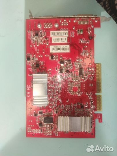 Видеокарта radeon 9600XT рабочая не много пыли