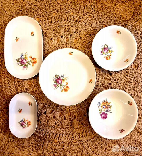 Столовый сервиз гдр kahla