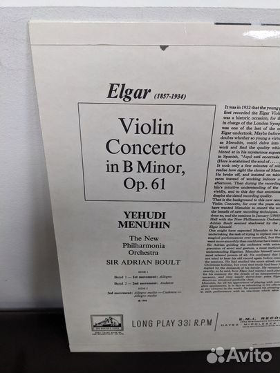 Yehudi Menuchin Sir Adrian Boult 