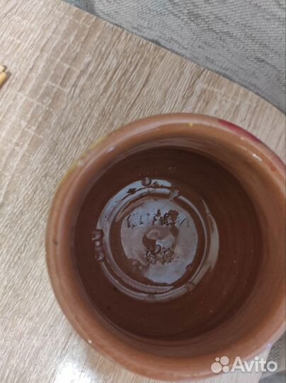 Горшок глиняный малый