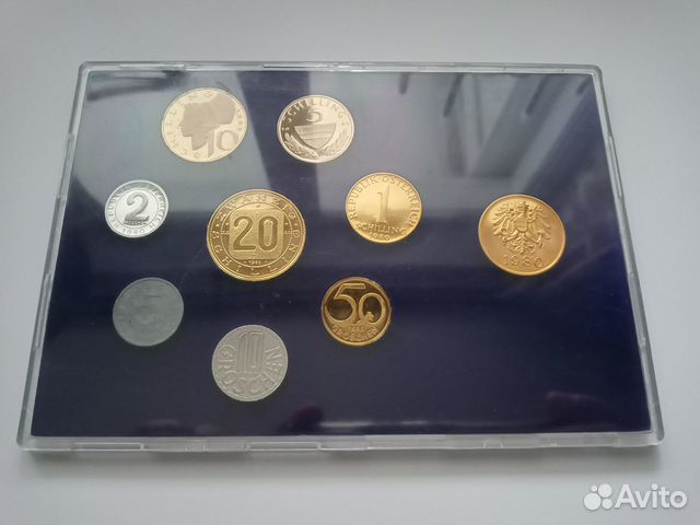 Австрия набор монет 1980