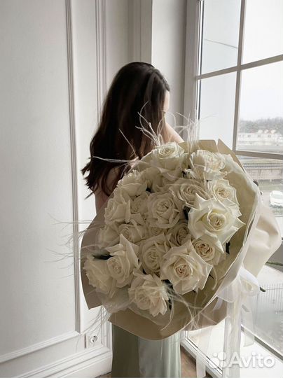 Восхитительный букет из роз на День рождения