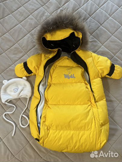 Зимний конверт в коляску teddy club