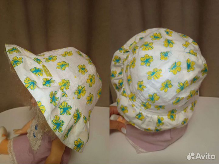 Панама для девочки на годик и плавки
