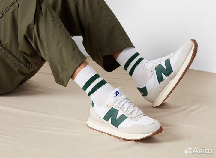 Оригинал NEW balance 237 Мужские кроссовки белый